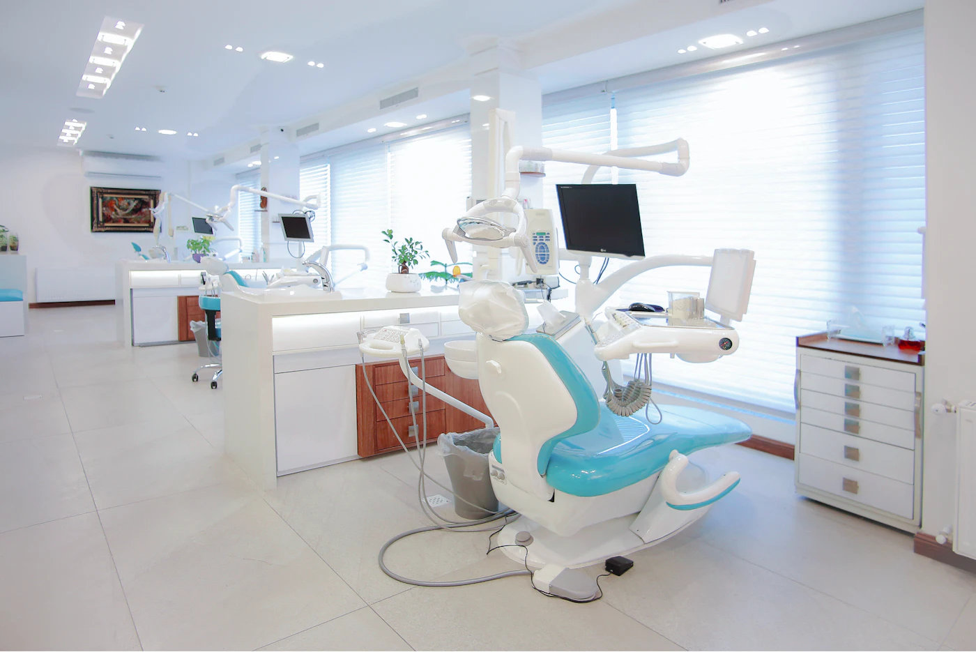 Modern Crestview Family Dentistry office interior in Ballantyne, Charlotte